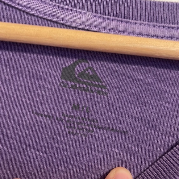 Oversized purple Quicksilver tee - Picture 5 of 6